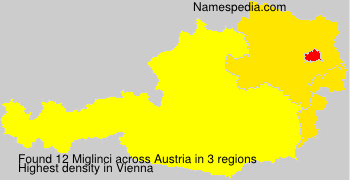 Surname Miglinci in Austria Surname Miglinci in Austria
