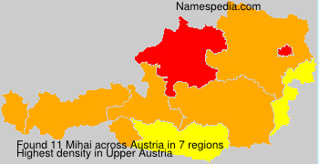 Surname Mihai in Austria Surname Mihai in Austria