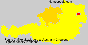 Surname Mikolajczyk in Austria