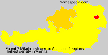 Surname Mikolajczyk in Austria Surname Mikolajczyk in Austria
