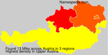 Surname Miks in Austria