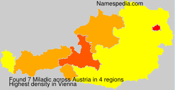 Surname Miladic in Austria Surname Miladic in Austria