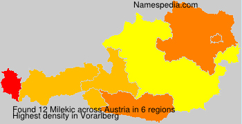 Surname Milekic in Austria Surname Milekic in Austria