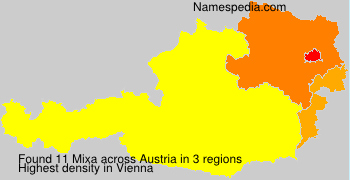 Surname Mixa in Austria Surname Mixa in Austria