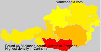 Surname Mlekusch in Austria Surname Mlekusch in Austria