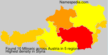 Surname Mlinaric in Austria