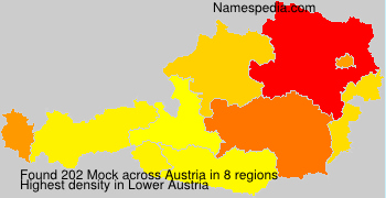 Surname Mock in Austria Surname Mock in Austria