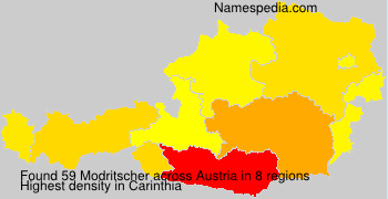 Surname Modritscher in Austria Surname Modritscher in Austria
