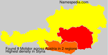 Surname Molidor in Austria Surname Molidor in Austria