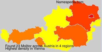 Surname Molitor in Austria Surname Molitor in Austria