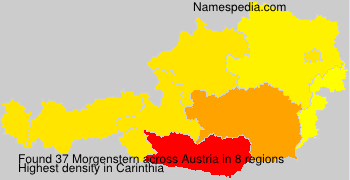 Surname Morgenstern in Austria Surname Morgenstern in Austria