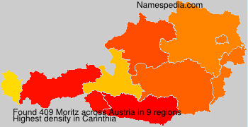 Surname Moritz in Austria Surname Moritz in Austria