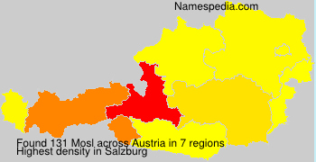 Surname Mosl in Austria Surname Mosl in Austria
