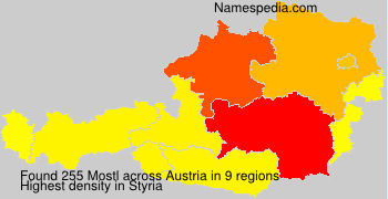 Surname Mostl in Austria Surname Mostl in Austria