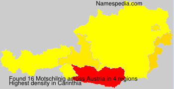 Surname Motschilnig in Austria Surname Motschilnig in Austria