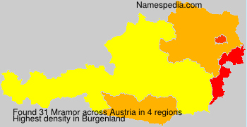 Surname Mramor in Austria Surname Mramor in Austria