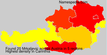 Surname Mrkaljevic in Austria Surname Mrkaljevic in Austria