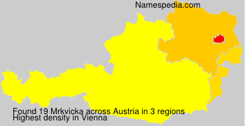 Surname Mrkvicka in Austria Surname Mrkvicka in Austria