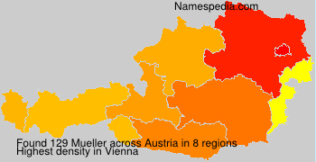 Surname Mueller in Austria Surname Mueller in Austria
