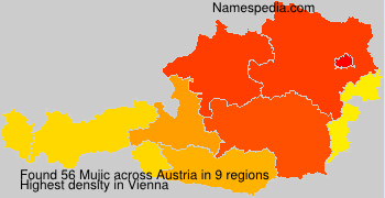 Surname Mujic in Austria Surname Mujic in Austria