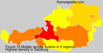 Surname Mulder in Austria Surname Mulder in Austria