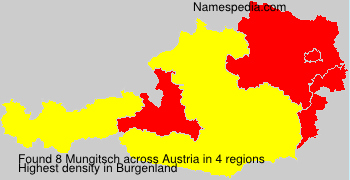 Surname Mungitsch in Austria Surname Mungitsch in Austria