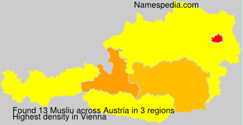 Surname Musliu in Austria Surname Musliu in Austria
