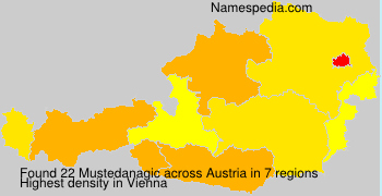Surname Mustedanagic in Austria Surname Mustedanagic in Austria