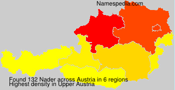 Surname Nader in Austria Surname Nader in Austria