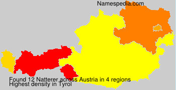 Surname Natterer in Austria Surname Natterer in Austria