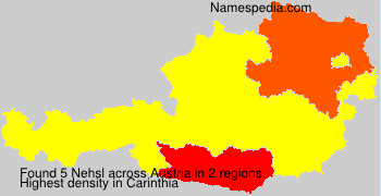 Surname Nehsl in Austria Surname Nehsl in Austria