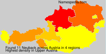 Surname Neuback in Austria Surname Neuback in Austria