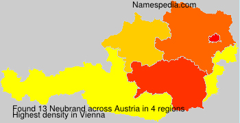 Surname Neubrand in Austria Surname Neubrand in Austria