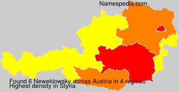 Surname Neweklowsky in Austria Surname Neweklowsky in Austria