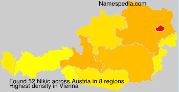 Surname Nikic in Austria Surname Nikic in Austria