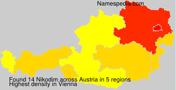 Surname Nikodim in Austria Surname Nikodim in Austria