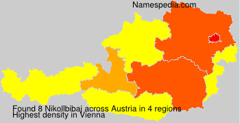 Surname Nikollbibaj in Austria Surname Nikollbibaj in Austria