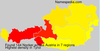 Surname Nocker in Austria Surname Nocker in Austria