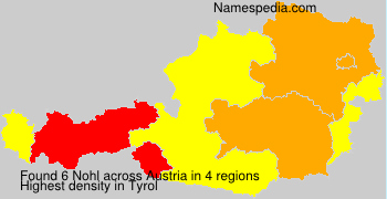 Surname Nohl in Austria Surname Nohl in Austria