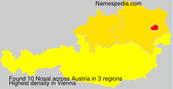 Surname Nosal in Austria Surname Nosal in Austria