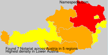 Surname Notariat in Austria