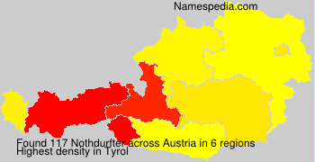 Surname Nothdurfter in Austria