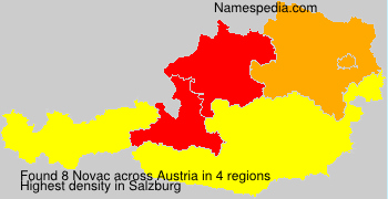 Surname Novac in Austria Surname Novac in Austria
