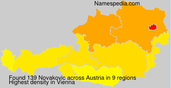 Surname Novakovic in Austria Surname Novakovic in Austria