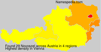 Surname Novoszel in Austria Surname Novoszel in Austria
