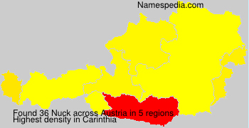Surname Nuck in Austria Surname Nuck in Austria