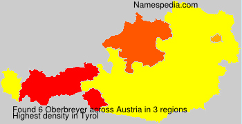 Surname Oberbreyer in Austria Surname Oberbreyer in Austria