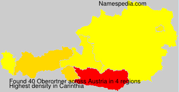 Surname Oberortner in Austria Surname Oberortner in Austria