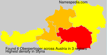 Surname Oberpertinger in Austria Surname Oberpertinger in Austria
