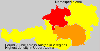 Surname Obic in Austria Surname Obic in Austria